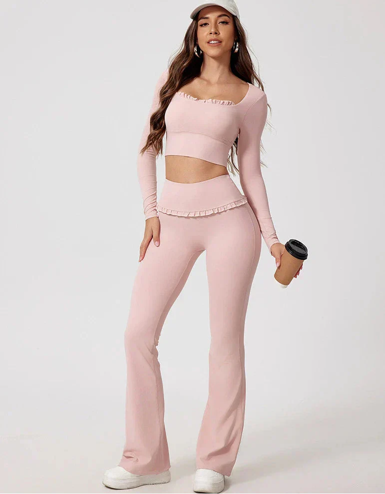 Lovely Ruffle Long Sleeve Top